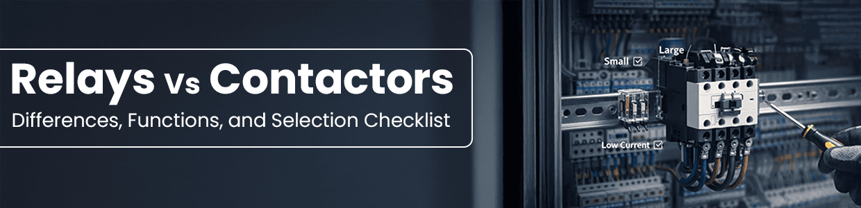 Relays or Contactors: Differences, Functions, and Selection Checklist