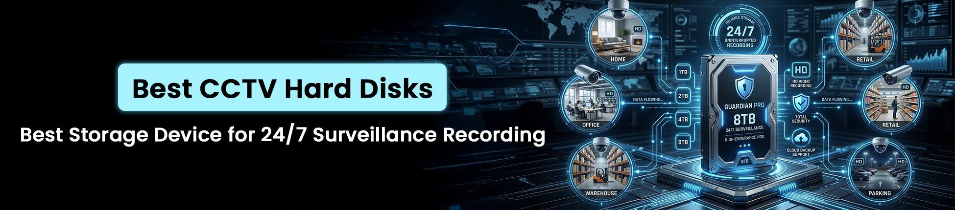 Best CCTV Hard Disks: Best Storage Device for 24/7 Surveillance Recording