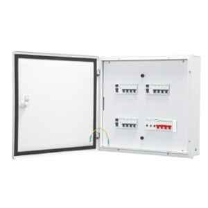 Schneider Electric Acti9 8 Ways Metal Double Door TPN Distribution Board, A9HTND08