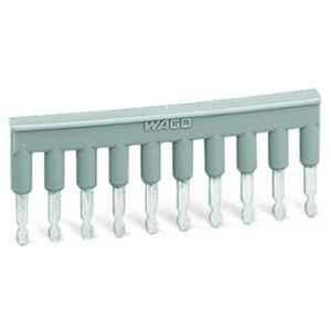 Wago 50x5mm 10 Way Gray Insulated Jumper, 281-490