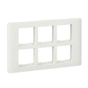Schneider Electric ZENcelo 12 Module White Fixing Cover Frame, IN84012C