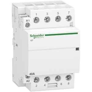Schneider Electric Acti9 iCT 40A 4NO 220-240VAC Modular Contactor, A9C20844