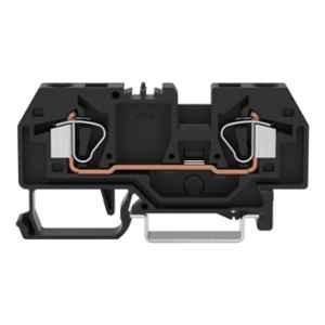 Wago 41A 2 Conductor Black Through Terminal Block, 282-905