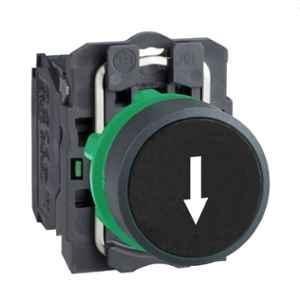 Schneider Electric Harmony XB5 22mm 1NO Black Flush Down Arrow Push Button, XB5AA3351