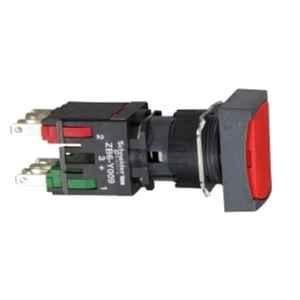 Schneider Electric Harmony XB6 1NO+1NC 16mm Plastic Red Spring Return Push Button, XB6DA45B