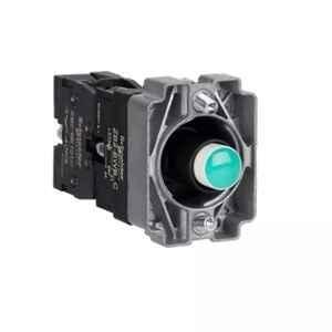 Schneider Electric Easy Harmony XB2 Metal Green Chromed Push Button, ZB2BWB31C