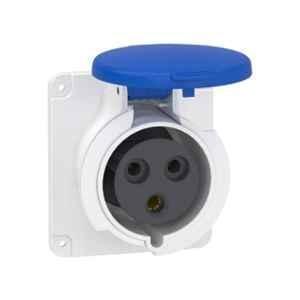 Schneider Electric Mureva 32A 2 Pole + E Panel Mounted Pratika Industrial Socket, PKF32G423
