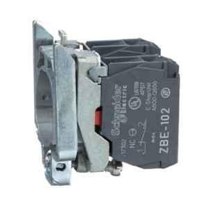 Schneider Electric Harmony XB4 2-NC Rectangular Single Contact Block with Body Fixing Collar, ZB4BZ104
