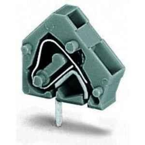 Wago 2.5 Sqmm 5/5.08mm 1 Pole Black Cage Clamp Stackable PCB Terminal Block, 236-854