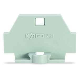Wago 3x18mm Gray End Plate with Fixing Flange, 261-361