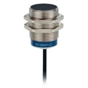 Telemecanique XS1 M30 45mm 12-24V Brass Cylindrical Inductive Proximity Sensor with 2m Cable, XS130B3PAL2