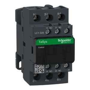 Schneider Electric TeSys D 25A AC3 11kW 1NO+1NC 240VAC Coil 3P Contactor, LC1D25U7