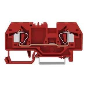 Wago 41A 2 Conductor Red Through Terminal Block, 282-903
