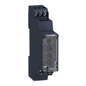 Schneider Electric 5A 1CO 208-480VAC Modular 3-Phase Voltage Control Relay, RM17UB310