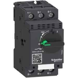 Schneider Electric TeSys Power 1.6A Magnetic Motor Circuit Breaker with Rotary Handle Control, GV2L06, Breaking Capacity: 100 kA