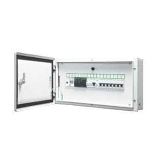 Schneider Electric Acti9 12 Ways Metal Double Door SPN Distribution Board, A9HSND12