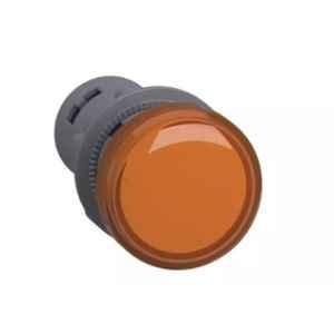 Schneider Electric Easy Harmony XA2 220V Amber Round Integral Led Pilot Light with Screw Clamp Terminal, XA2EVMD5LC