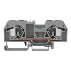 Wago 16 Sqmm DIN-rail Center Marking Blue Cage Clamp 2-Conductor Through Terminal Block, 283-904
