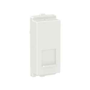Schneider Electric Clipsal X RJ11 White Telephone Outlet with Shutter, CPXRJ11_1M_WE