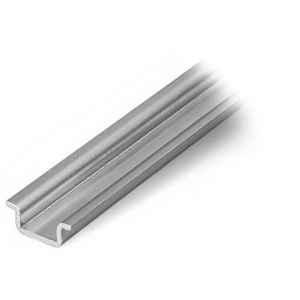 Wago 1mm 2m Steel Silver Long Unslotted Carrier Din Rail, 210-295