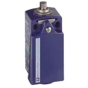 Telemecanique 1NC+1NO Snap Action Compact Form-B Zamak Limit Switch with Metal End Plunger, XCKD2110G11