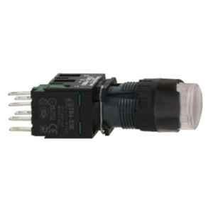 Schneider Electric Harmony XB6 1NO 16mm Plastic White Projecting Push Button, XB6AW1B1B