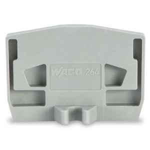 Wago 4x22.1mm Gray End Plate with Fixing Flange, 264-361