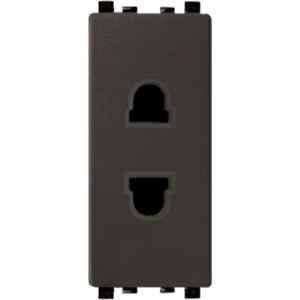 Schneider Electric Zencelo 2 Pin Dark Grey Universal Socket, IN84226U(BZ)
