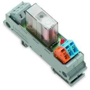 Wago 24VDC 21mm Grey Relay Module with 1 Changeover Contact, 288-304