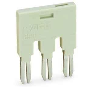 Wago 9 Way Light Gray Insulated Jumper for Slot, 859-409