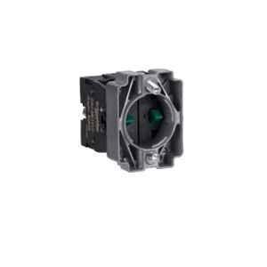Schneider Electric Easy Harmony XB2 Chromium Plated Metal Complete Body for 22mm 2 NO Control Button, ZB2BZ103C