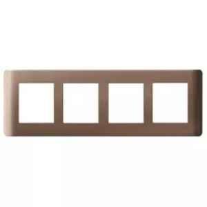 Schneider Electric Zencelo 8 Module Silver Bronze Grid & Cover Frame, IN8408HC(SZ)