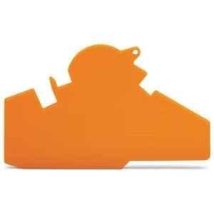 Wago 1.5x122mm Gray End & Separator Plate with Lock-Out Seal, 282-392