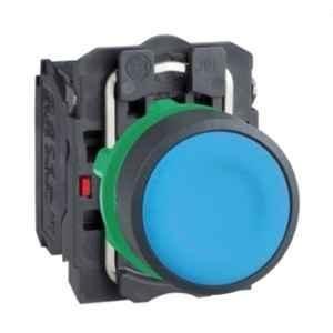 Schneider Electric Harmony XB5 1NO+1NC Blue Spring Return Push Button, XB5AA65