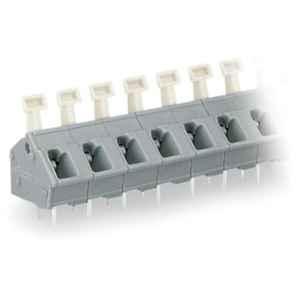 Wago 2.5 Sqmm 2P Grey Cage Clamp PCB Terminal Block, 256-502