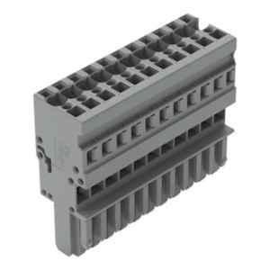 Wago 4 Sqmm 11P Grey Cage Clamp 1-Conductor Female Connector, 769-111
