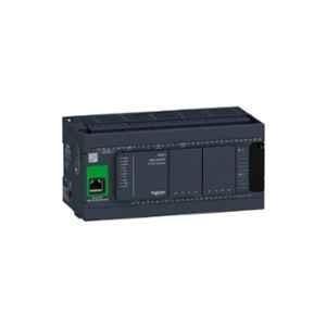 Schneider Electric Modicon M241 24V DC 40IO Transistor NPN Ethernet Logic Controller, TM241CE40T