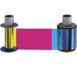 Fargo YMCKO Full Color Ribbon with Resin Black, 045200