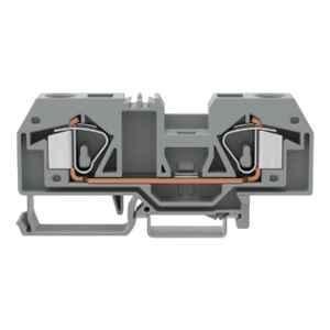 Wago 16 Sqmm DIN-rail Center Marking Grey Cage Clamp 2-Conductor Through Terminal Block, 283-901