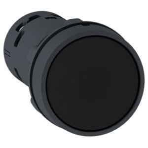 Schneider Electric Harmony XB7 250V 1NO+1NC Plastic Black Monolithic Push Button, XB7NA25