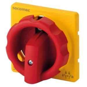 Socomec IP65 Yellow & Red Como Direct Operation Handle with Screw, 21131323G