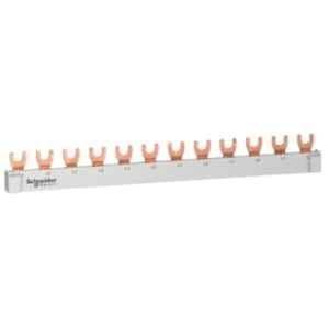 Schneider Electric Resi9 63A 12 Module 2 Pole Horizontal Comb Busbar, R9XFH212