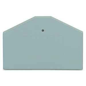 Wago 2.5x61mm Gray End & Intermediate Plate, 281-312