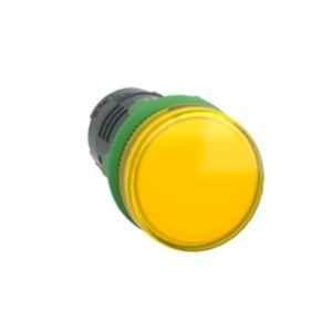 Schneider Electric Harmony XB5 24V 22.5mm Yellow Pilot Light with Universal LED, XB5EVB8