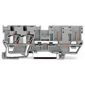 Wago 32A 2 Conductor Carrier Grey Terminal Block, 769-171