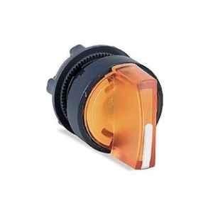Schneider Electric Harmony XB5 24V 2 NO Yellow 3 Position Spring Return Illuminated Selector Switch, XB5AK155B3N