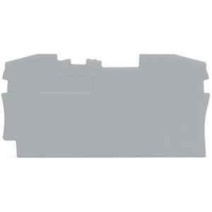Wago 1x56.7mm Gray End & Intermediate Plate, 2006-1291