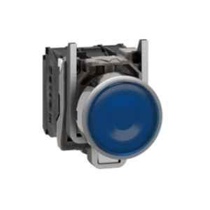 Schneider Electric Harmony XB4 22.5mm 1NO+1NC Blue Illuminated Push Button with Universal LED, XB4BW36B5