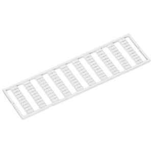 Wago 5-5.2mm White Stretchable Vertical Snap-On Type WMB 11-20 Marking Card, 793-5603