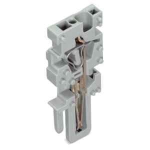 Wago 5mm Center Module Female Grey Connector, 769-502